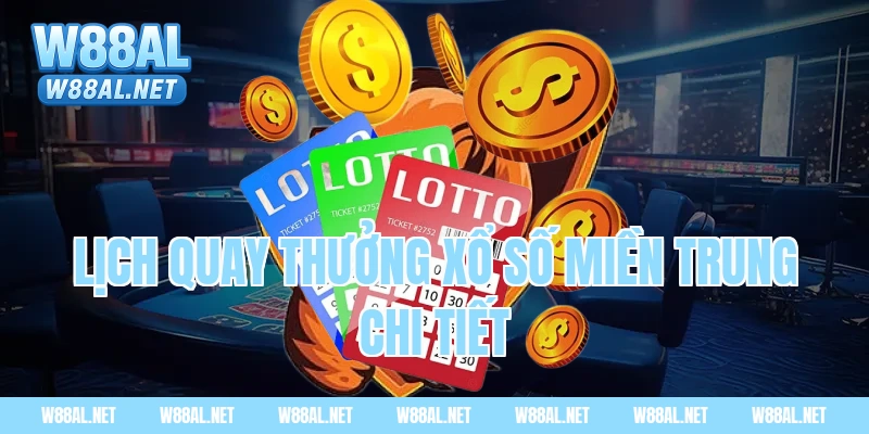 Lịch quay thưởng xổ số miền trung chi tiết