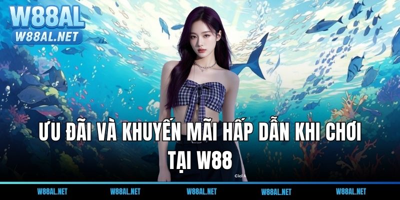 Ưu đãi và khuyến mãi hấp dẫn khi chơi tại W88